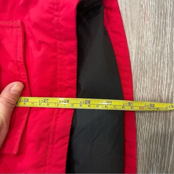 The North Face Down Dry-vent Women Parka Size S Black Red Winter Puffer - Picture 16 of 16